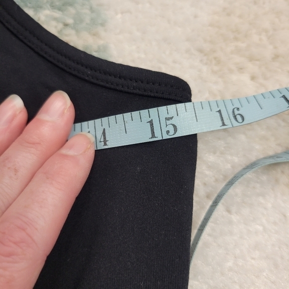 Fabletics Black Mesh Racerback Tank Top Size Small - Picture 7 of 7